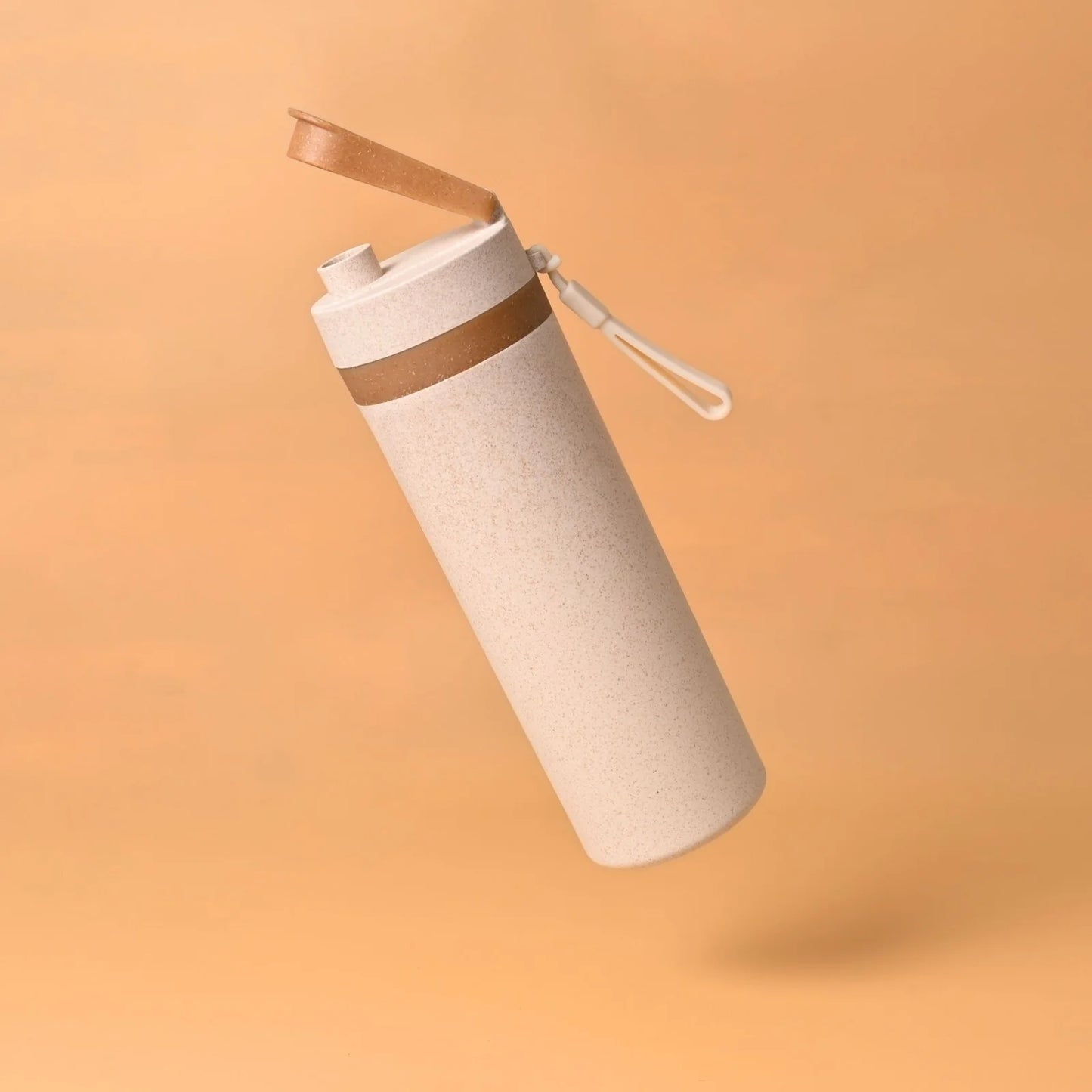 Kind Quencher – Eco Insulated Bottle (600ml) | Rice Husk Biocomposite | BPA-Free Sipper for Gym, Kids & Office