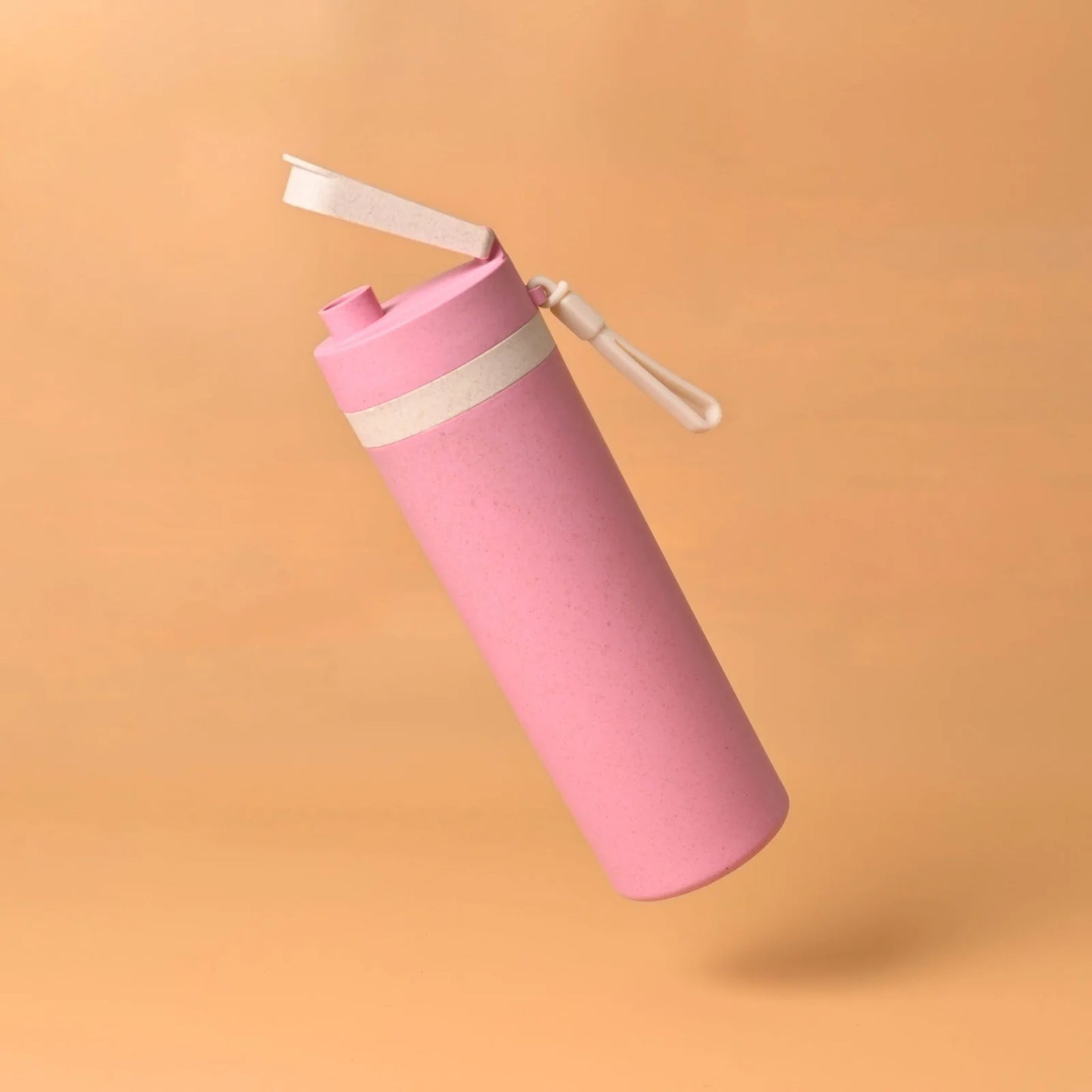 Kind Quencher – Eco Insulated Bottle (600ml) | Rice Husk Biocomposite | BPA-Free Sipper for Gym, Kids & Office