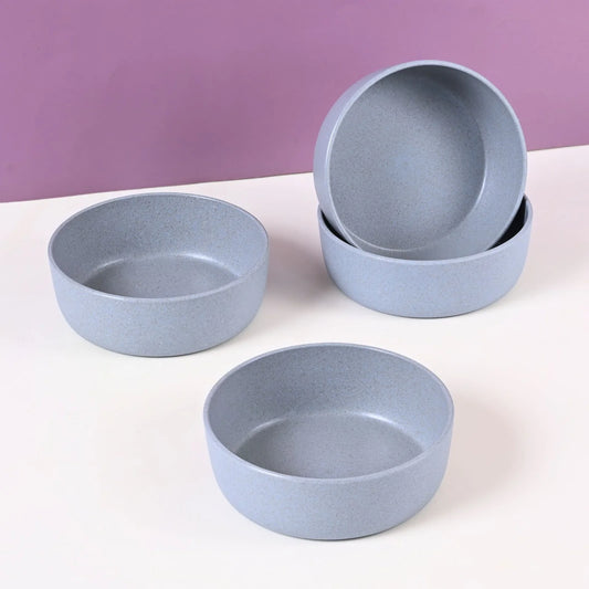 Tuck Bowls – Eco Verde Snack Bowls (300ml) | Set of 4 | Microwave Safe | Rice Husk Biocomposite
